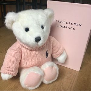 Ralph Lauren Pink Teddy bear NEW